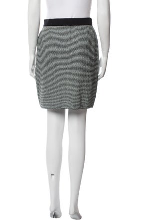 St. John Collection Tweed Pattern Mini Skirt
