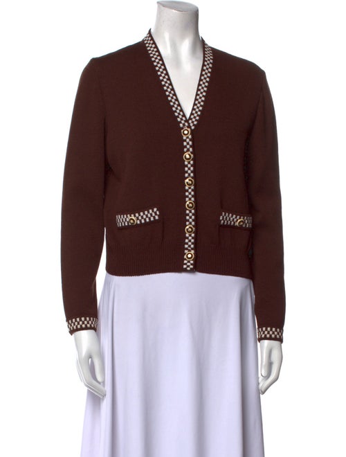 St. John Collection Wool V-Neck Sweater