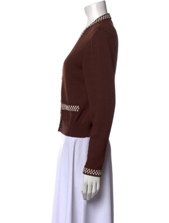 St. John Collection Wool V-Neck Sweater