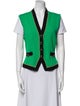 St. John Collection Colorblock Pattern Vest