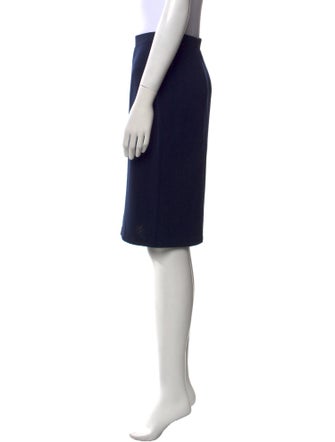 St. John Collection Wool Knee-Length Skirt