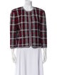 St. John Collection Plaid Print Jacket