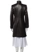 St. John Collection Leather Coat