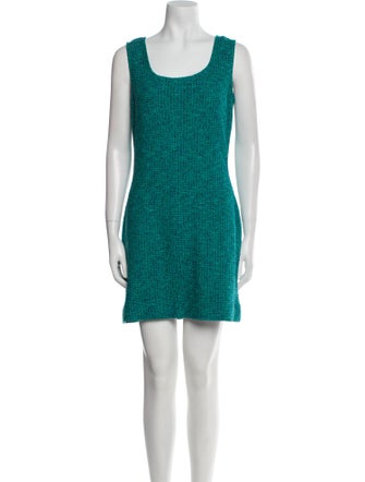 St. John Collection Wool Tweed Pattern Dress Set