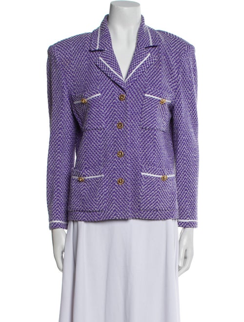 St. John Collection Tweed Pattern Blazer