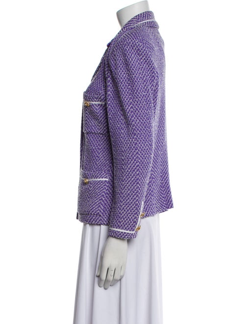 St. John Collection Tweed Pattern Blazer