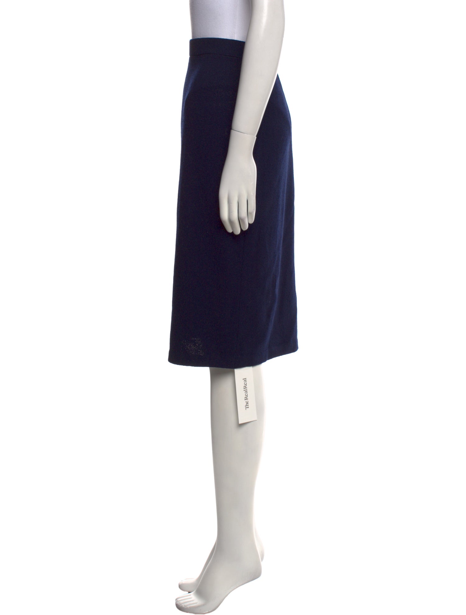 St. John Collection Wool Knee-Length Skirt