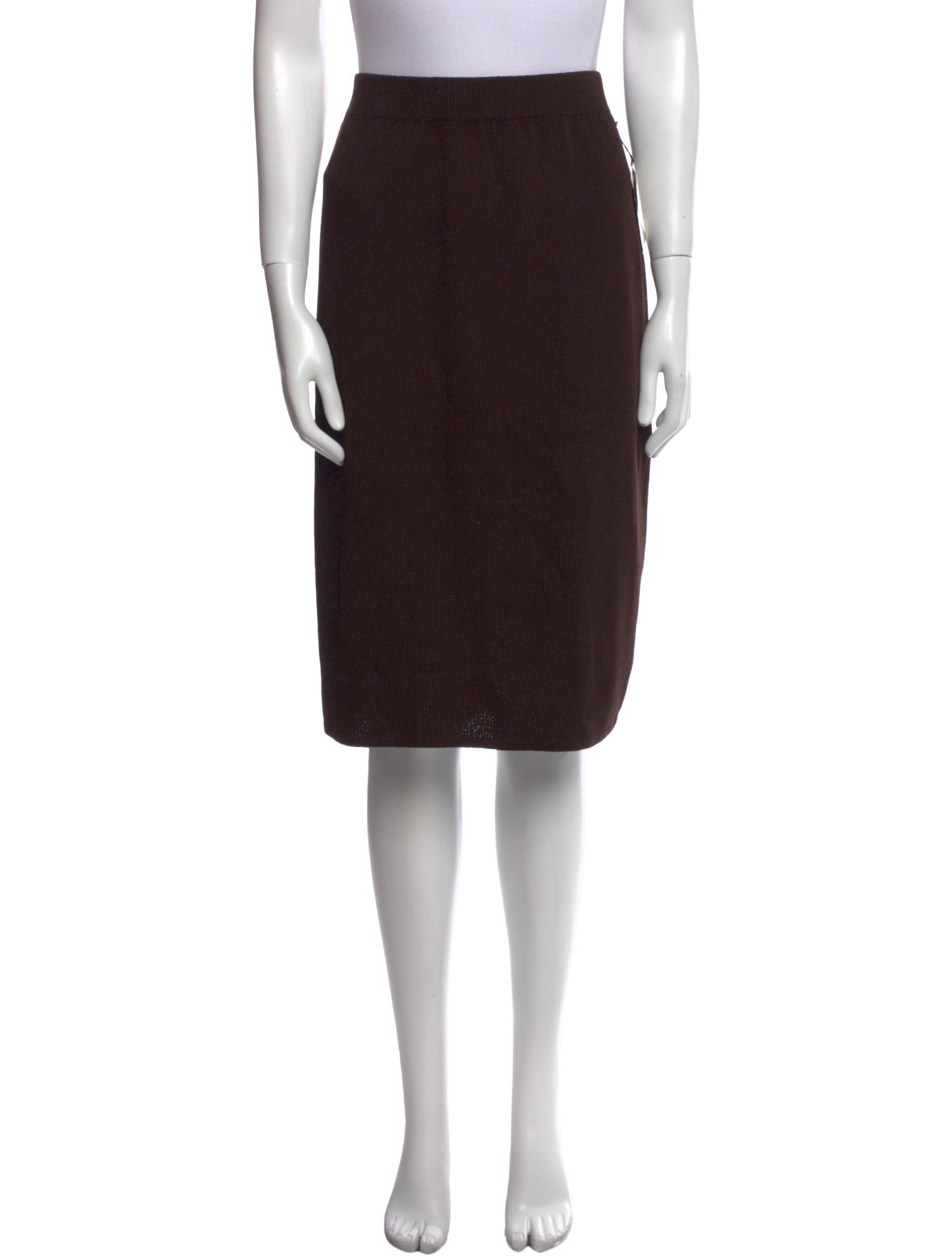 St. John Collection Wool Knee-Length Skirt