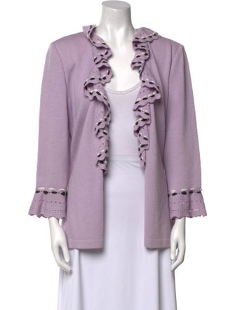 St. John Collection Open Front Sweater