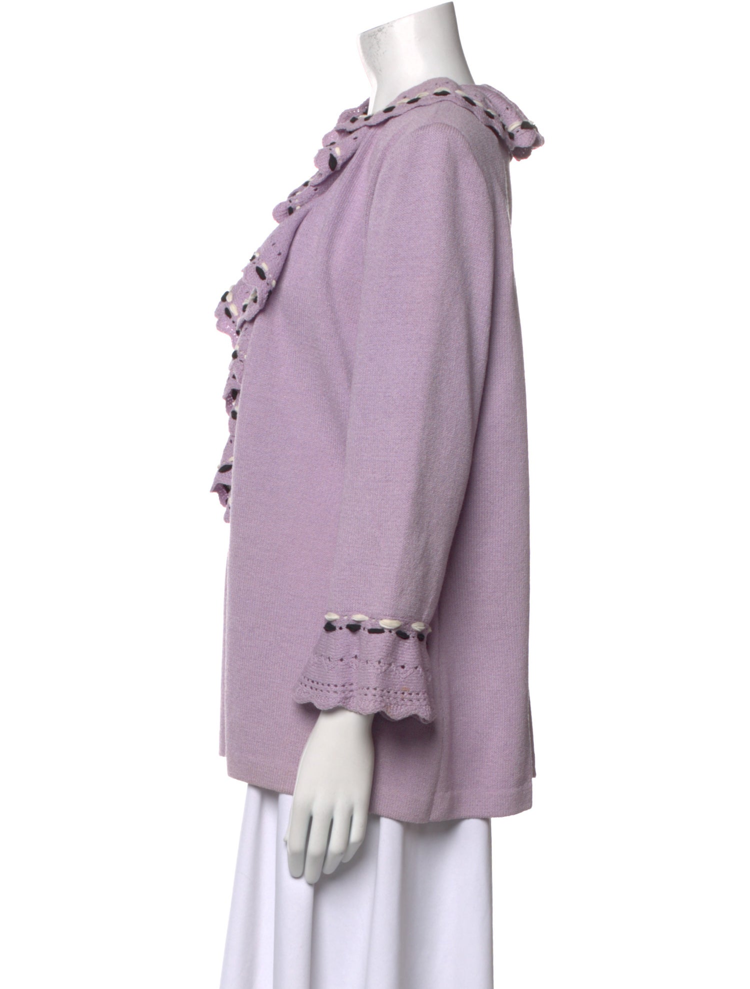 St. John Collection Open Front Sweater