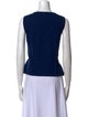 St. John Collection Wool Scoop Neck Top