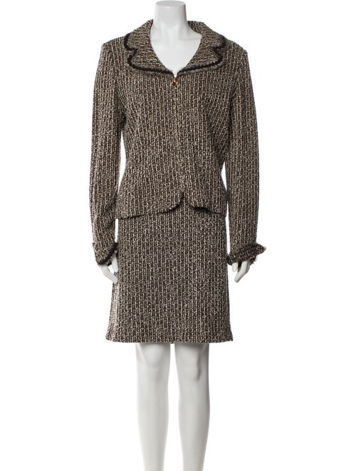 St. John Collection Printed Skirt Set