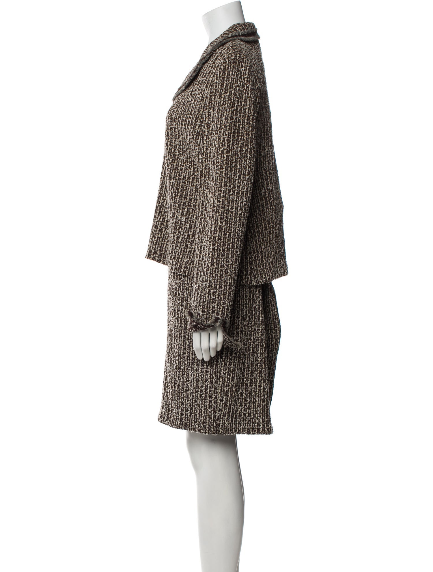 St. John Collection Printed Skirt Set