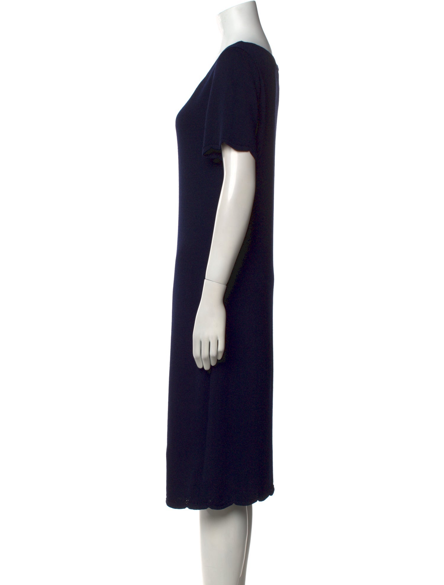 St. John Collection Wool Midi Length Dress