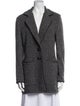 St. John Collection Wool Tweed Pattern Peacoat
