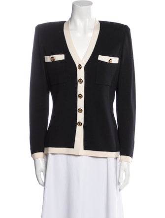St. John Collection Colorblock Pattern Blazer