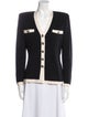 St. John Collection Colorblock Pattern Blazer