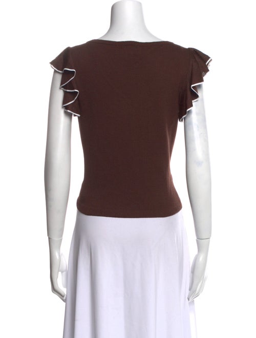 St. John Collection V-Neck Short Sleeve T-Shirt