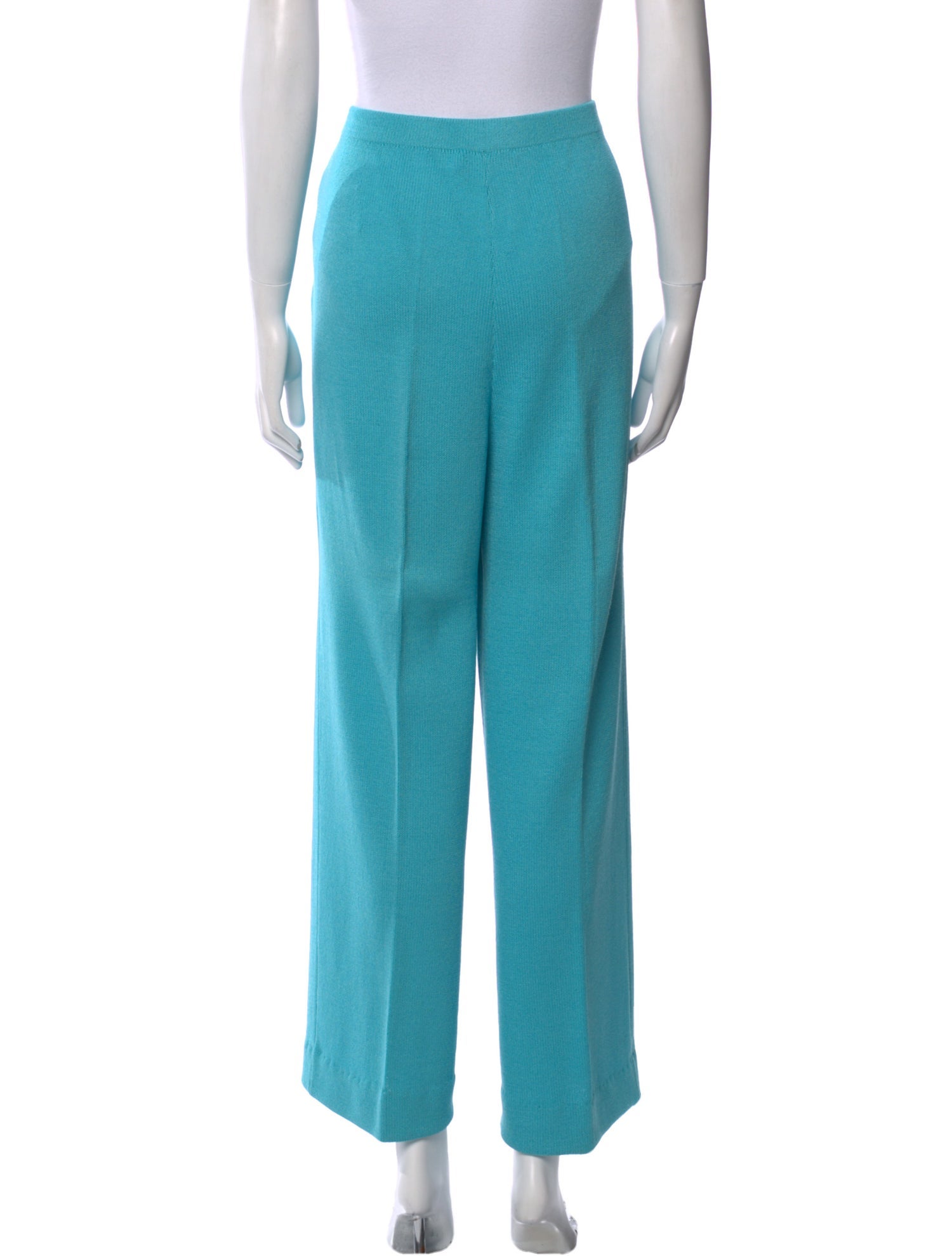 St. John Collection Wool Wide Leg Pants