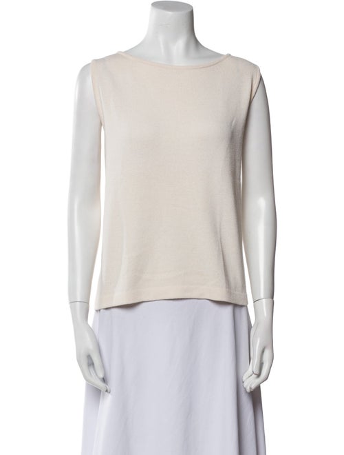St. John Collection Scoop Neck Sleeveless Top