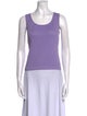 St. John Collection Scoop Neck Sleeveless Top