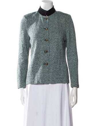 St. John Collection Wool Tweed Pattern Evening Jacket