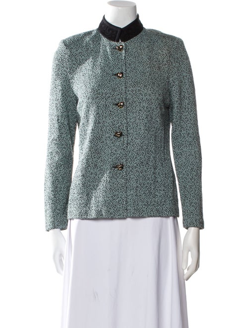 St. John Collection Wool Tweed Pattern Evening Jacket