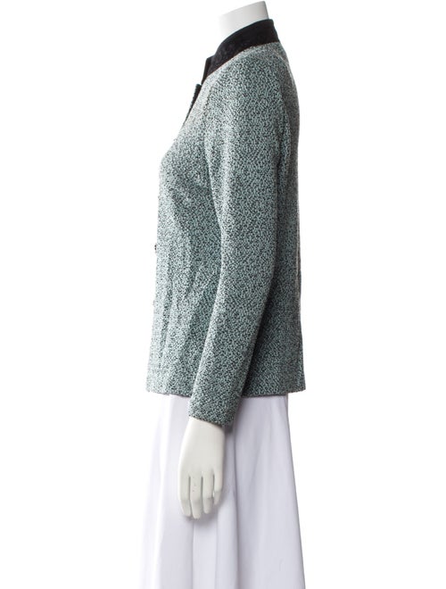 St. John Collection Wool Tweed Pattern Evening Jacket