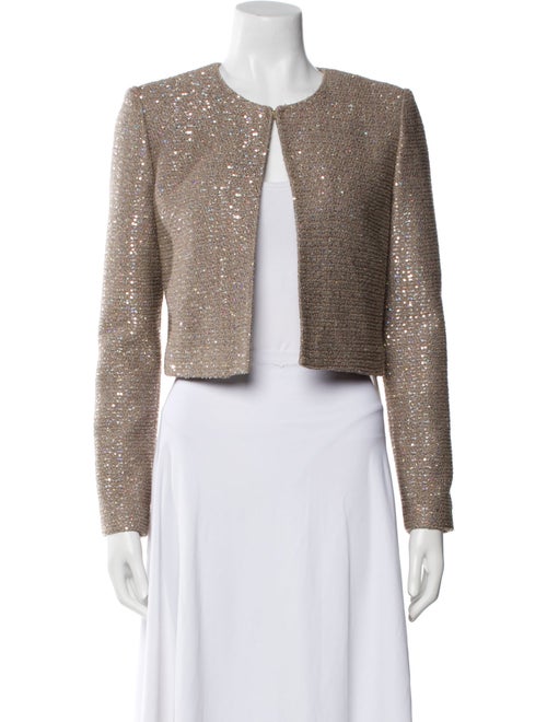 St. John Collection Tweed Pattern Evening Jacket