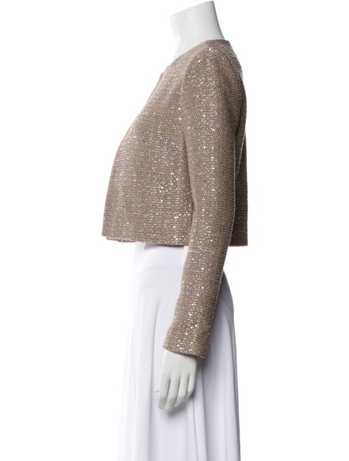 St. John Collection Tweed Pattern Evening Jacket