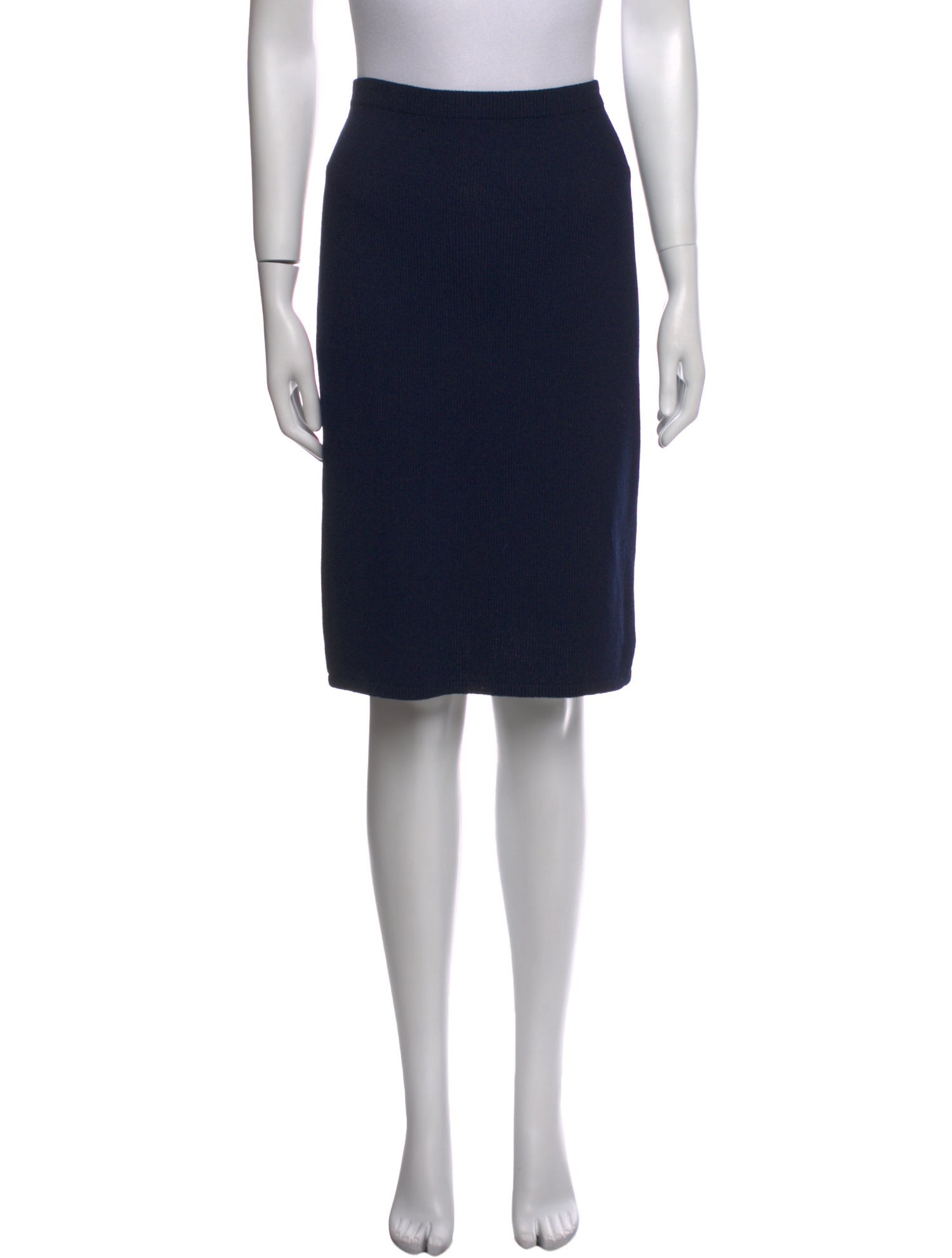 St. John Collection Wool Knee-Length Skirt