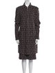 St. John Collection Wool Printed Skirt Suit