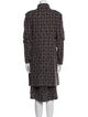 St. John Collection Wool Printed Skirt Suit