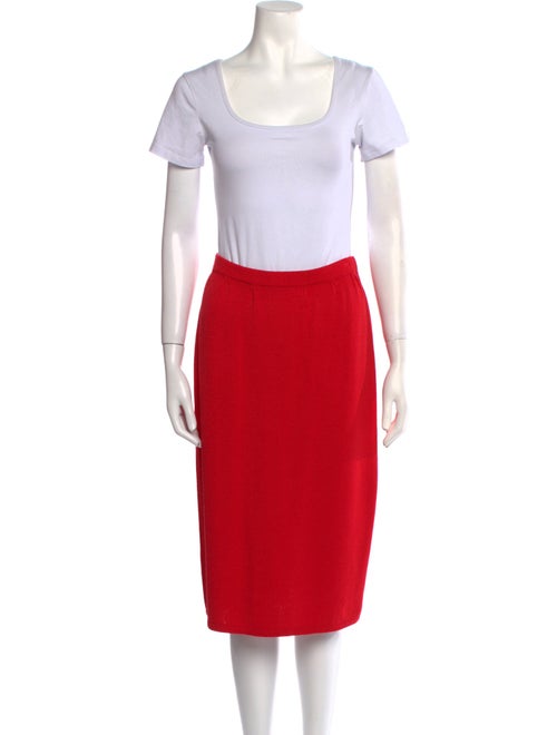 St. John Collection Wool V-Neck Sweater