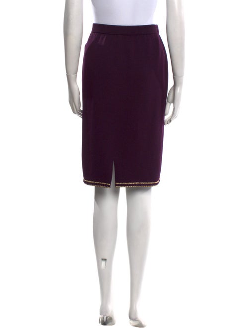 St. John Collection Wool Knee-Length Skirt