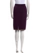 St. John Collection Wool Knee-Length Skirt