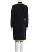 St. John Collection Wool Grosgrain Trim Skirt Set