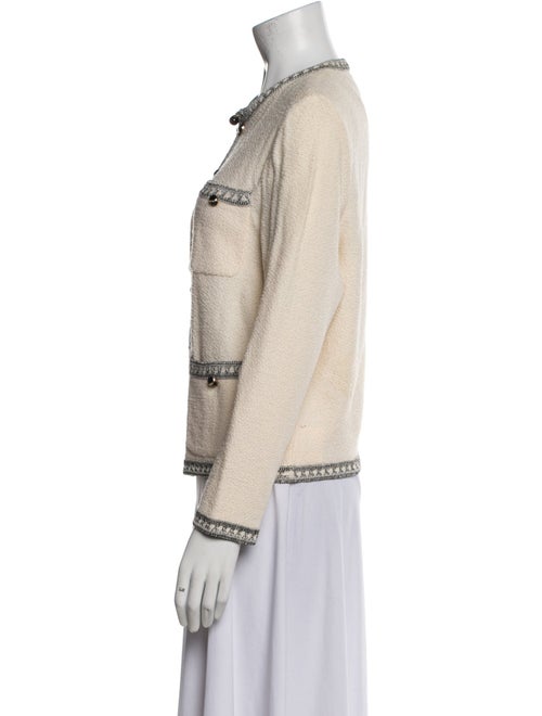 St. John Collection Wool Tweed Pattern Jacket