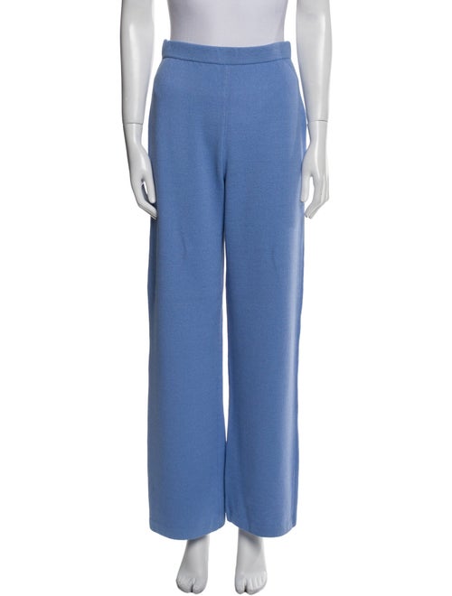St. John Collection Wool Wide Leg Pants