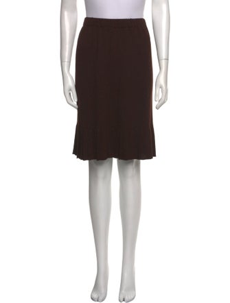 St. John Collection Wool Knee-Length Skirt