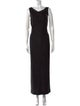 St. John Collection Scoop Neck Long Dress