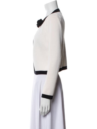 St. John Collection Wool Colorblock Pattern Evening Jacket