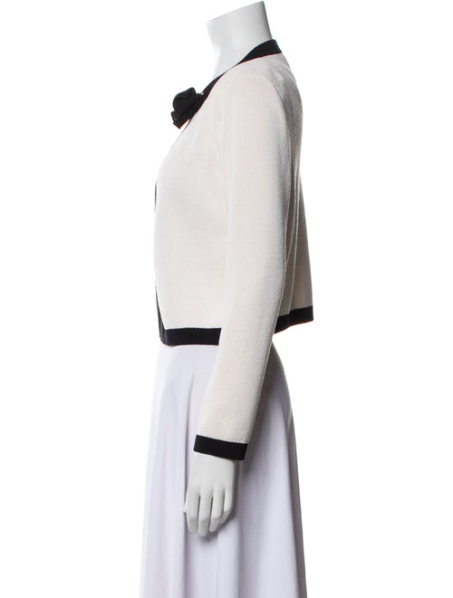 St. John Collection Wool Colorblock Pattern Evening Jacket