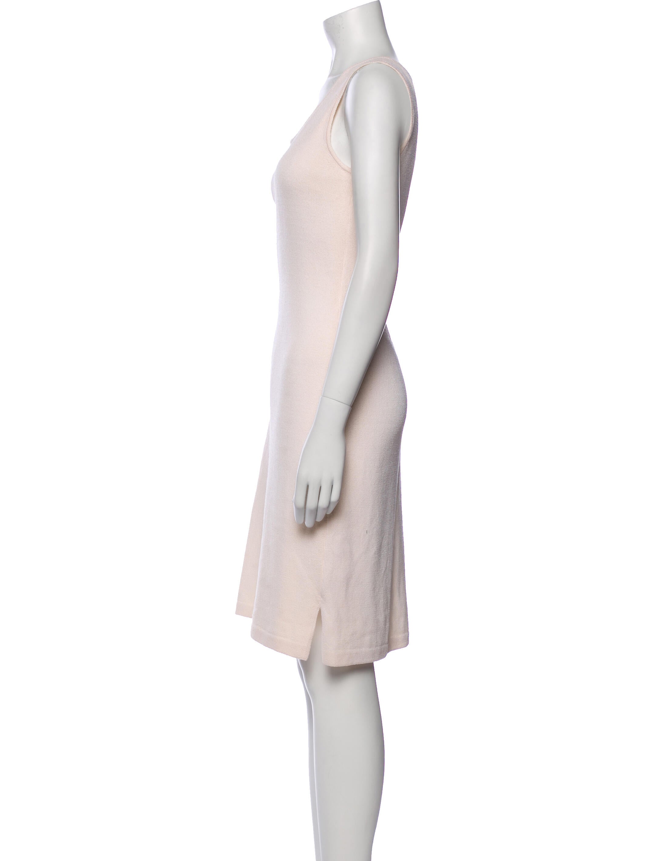 St. John Collection Scoop Neck Mini Dress