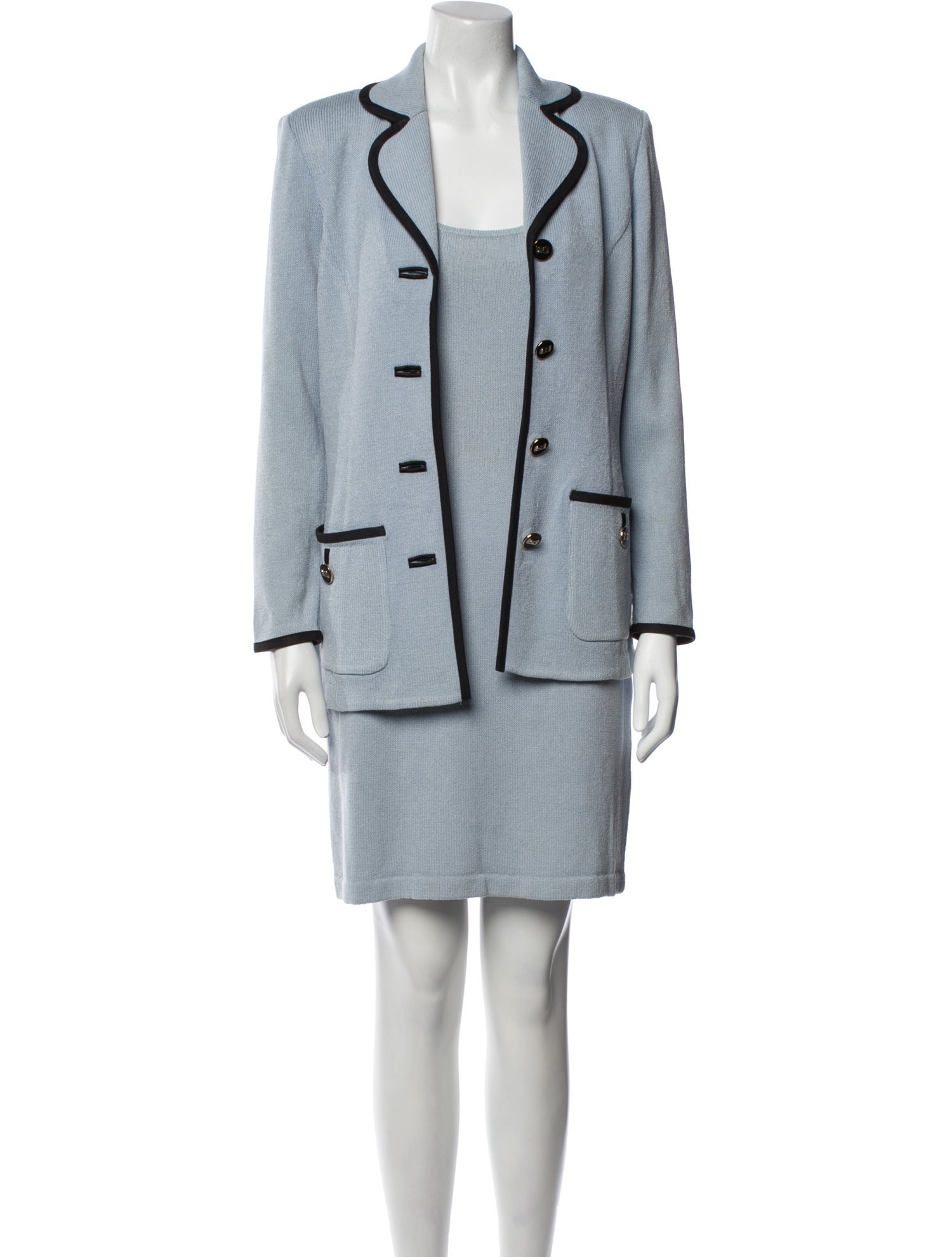 St. John Collection Wool Dress Set