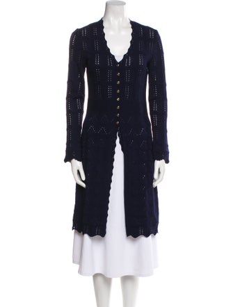 St. John Collection Wool V-Neck Sweater