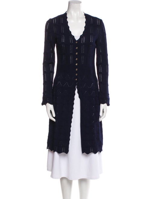 St. John Collection Wool V-Neck Sweater