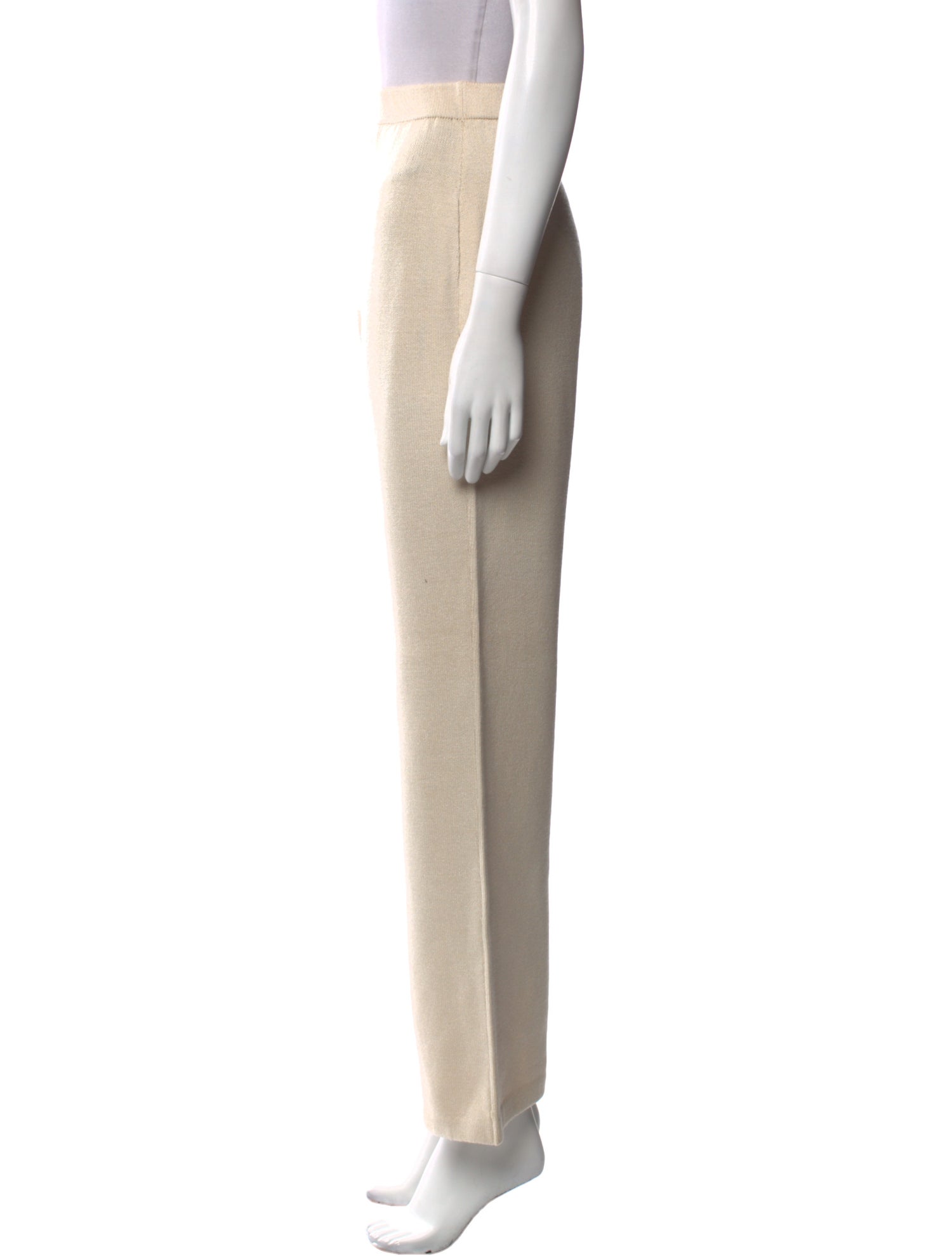 St. John Collection Wool Wide Leg Pants