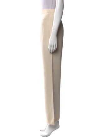 St. John Collection Wool Wide Leg Pants