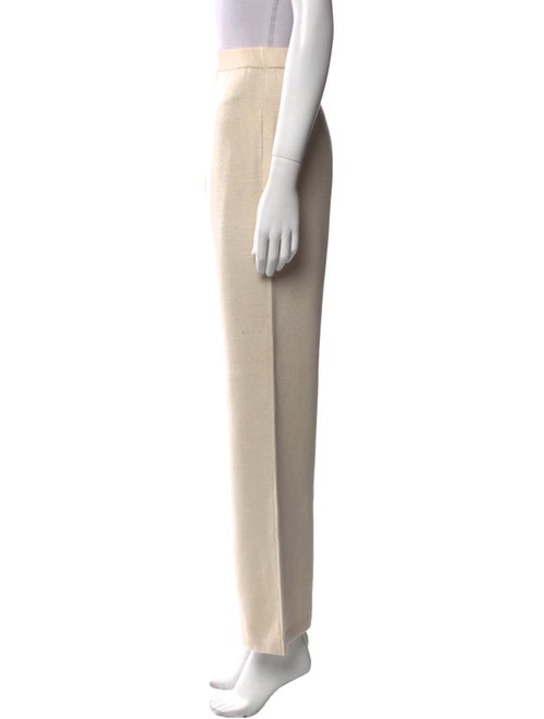 St. John Collection Wool Wide Leg Pants